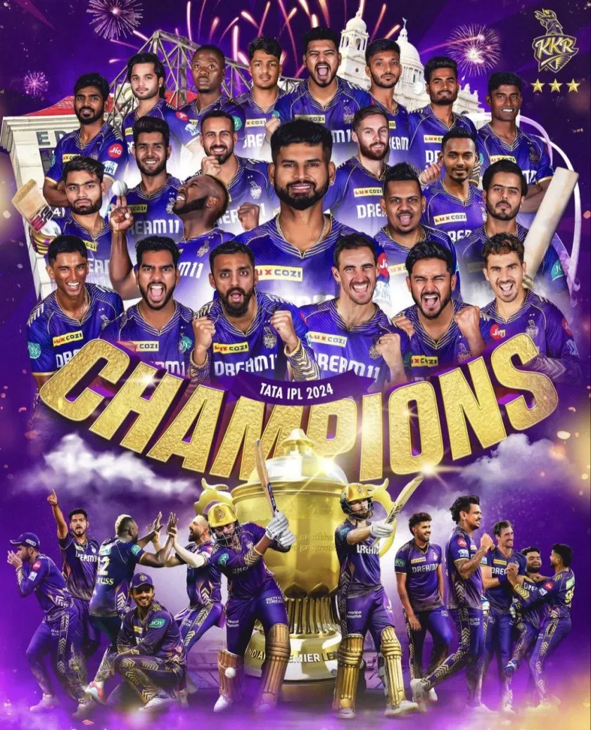 IPL 2024 Final kolkata knight riders wins today