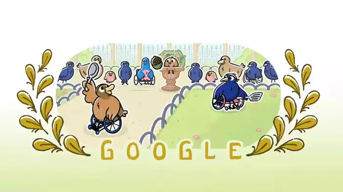 Google ने बनाया व्हीलचेयर टेनिस का Doodle, 